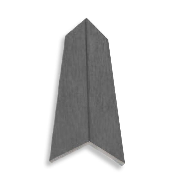 DE WPC ELE WALL FLUTED CORNER IN 3S THIN GREY 25X25X2900MM 2023