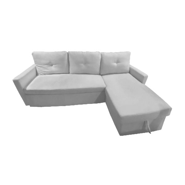 FU SS LR SOFA BED CADEN L-TYPE LT GREY XL-307V-1 BY009-10 2024-1