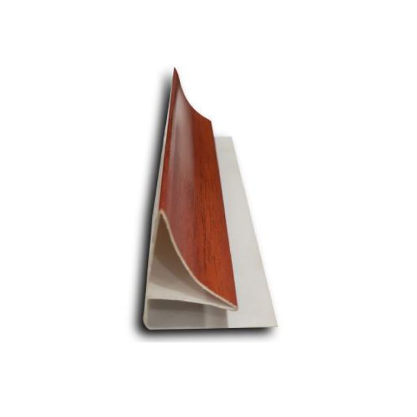 DE CP ELE PVC CEILING PANEL CORNER RED WOOD 2023-4