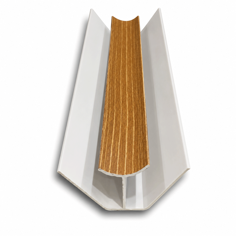 PVC CEILING PANEL INTERNAL CORNER PINE WOOD
