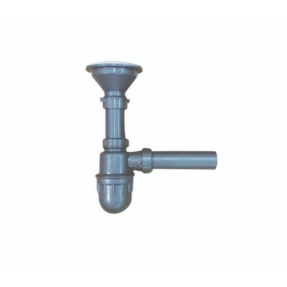 SHARK SKA 3000 Basket Strainer and P-Trap for Single Bowl Kitchen Sink