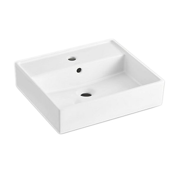 SW KOH LAV ART BASIN VESSEL DELTA W/ FD WHITE K-26409T-1-0 2023-