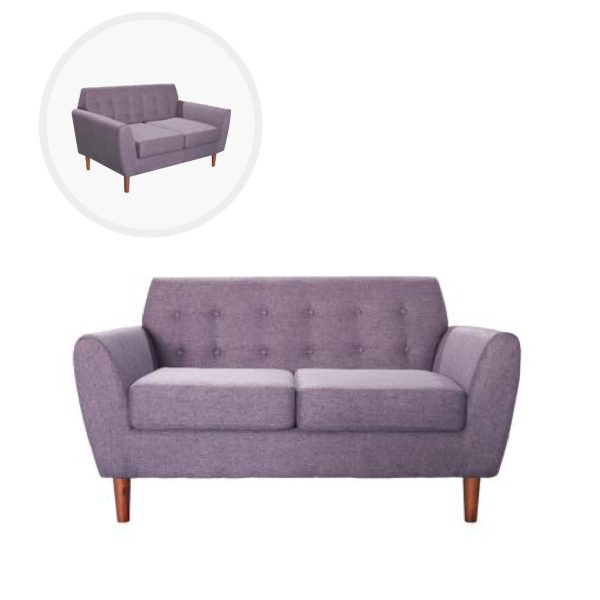 FU SS LR SOFA SIMONE 2S MED. GREY Y-2719 AR193-21