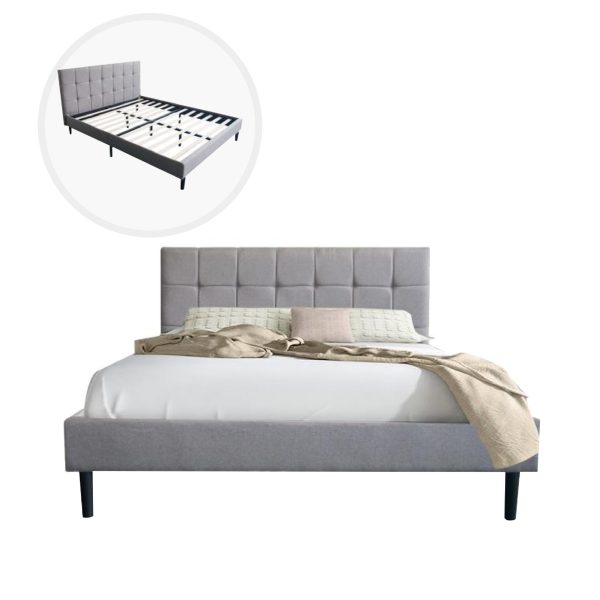 FU SS BR BED SPENCER DOUBLE SQUARE TAUPE UB-251D AR285-7