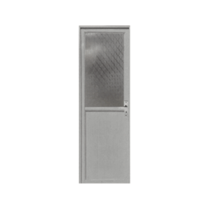 DO AL ELE ALUM DOOR WHITE 70X200 HG-R DIAMOND W/HINGES+DK
