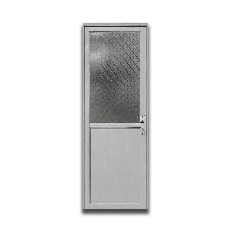 DO AL ELE ALUM DOOR WHITE 70X200 HG-R DIAMOND W/HINGES+DK