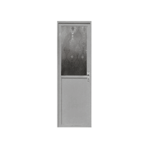 DO AL ELE ALUM DOOR WHITE 70X200 HG-R FLOWER W/HINGES+DK