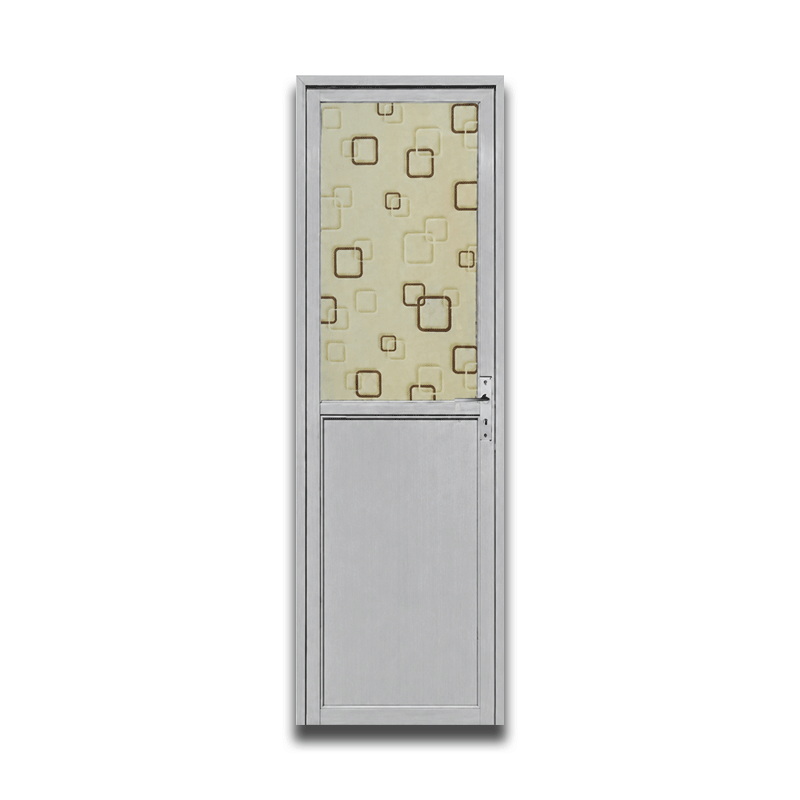 DO AL ELE ALUM DOOR WHITE 70X200 HG-R SQUARE W/HINGES+DK