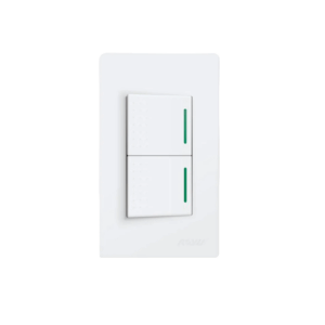 EL ROYU WD513 2-GANG 1-WAY SWITCH