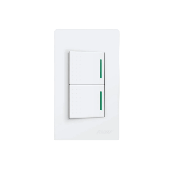EL ROYU WD513 2-GANG 1-WAY SWITCH