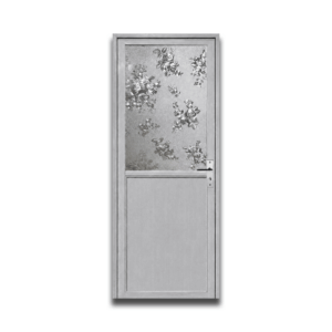 ELEMENTS ALUMINUM DOOR WHITE 70X200 HG-R BEGONIA W/HINGES+DK
