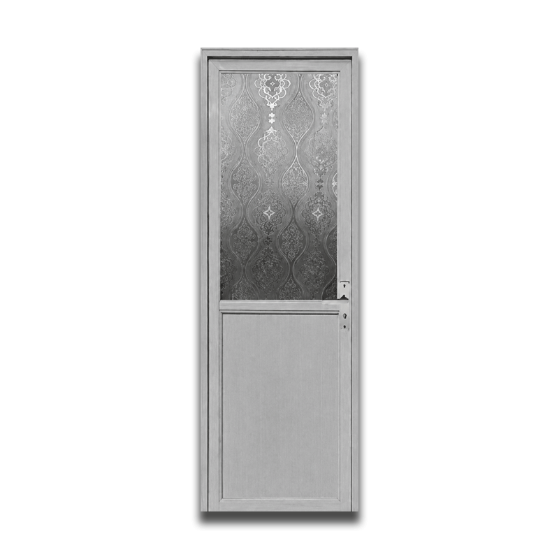 ELEMENTS ALUMINUM DOOR WHITE 70X200 HG-R FLOWER W/HINGES+DK