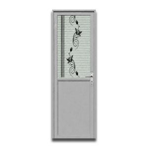 ELEMENTS ALUMINUM DOOR WHITE 70X200 HG-R MAGNOLIA W/HINGES+DK