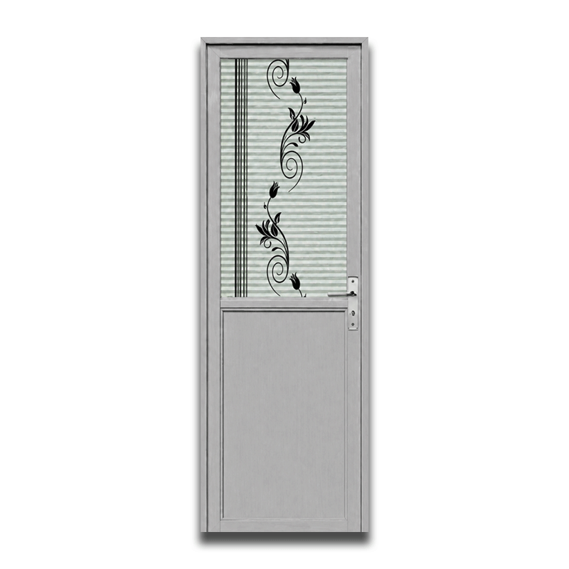 ELEMENTS ALUMINUM DOOR WHITE 70X200 HG-R MAGNOLIA W/HINGES+DK