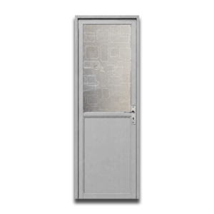 ELEMENTS ALUMINUM DOOR WHITE 70X200 HG-R RECTANGLE W/HINGES+DK