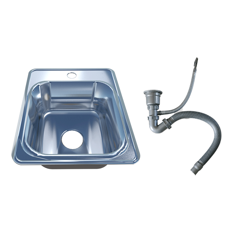 MARCO POLO KITCHEN SINK HD-3838 SINGLE BOWL WITH ACCESSORIES