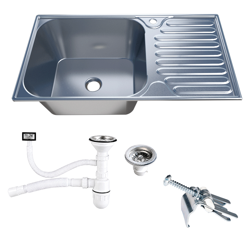 MARCO POLO KITCHEN SINK HD-7642 SINGLE BOWL WITH ACCESSORIES