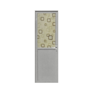 DO AL ELE ALUM DOOR WHITE 70X200 HG-R SQUARE W/HINGES+DK