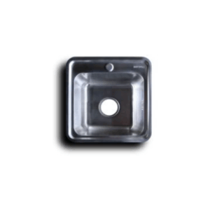 KS MP KITCHEN SINK HD-3838 15X15X7″ 0.80MM Single Bowl with Accessories