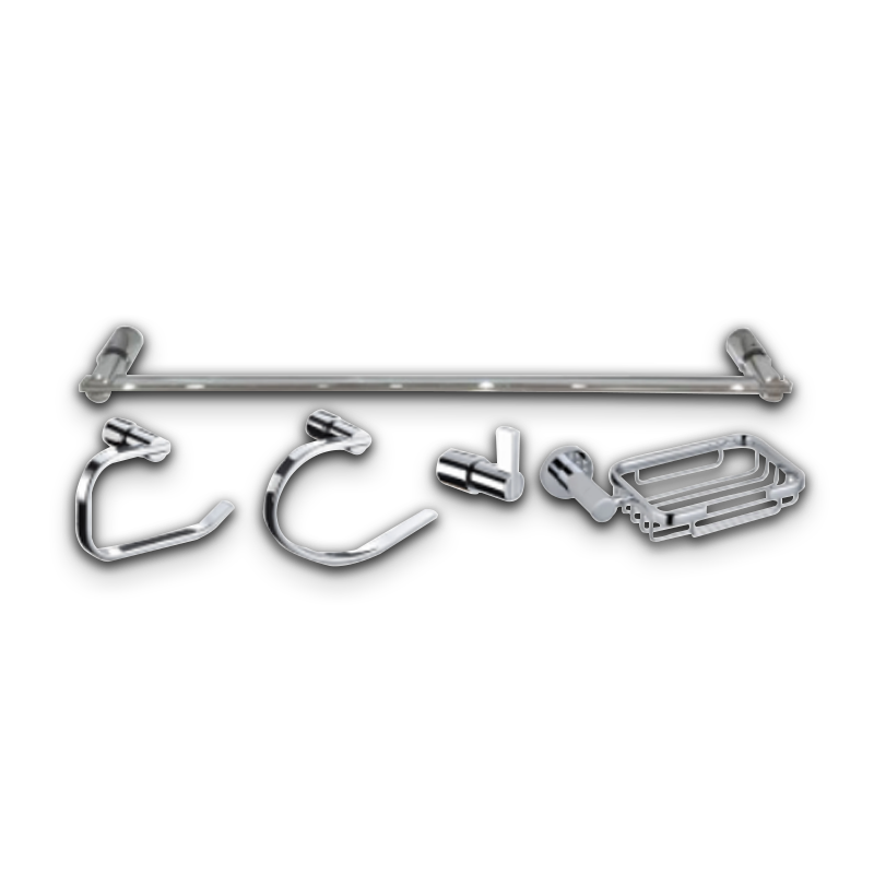 MARCO POLO BATHROOM ACCESSORIES SET ZINC CJA-6100