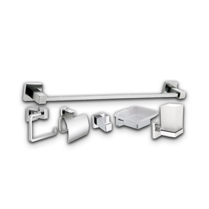 MARCO POLOI BATHROOM ACCESSORIES SET ZINC CJA-AB25