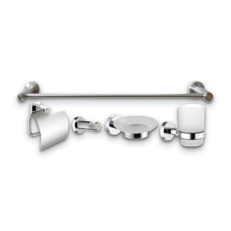 MARCO POLO BATHROOM ACCESSSORIES SET ZINC CJBA-F4800C