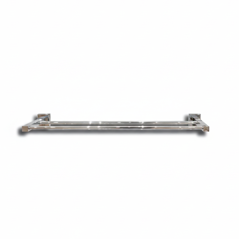 MARCO POLO TOWEL BAR CJBA-80200-02 BRASS SQUARE DOUBLE