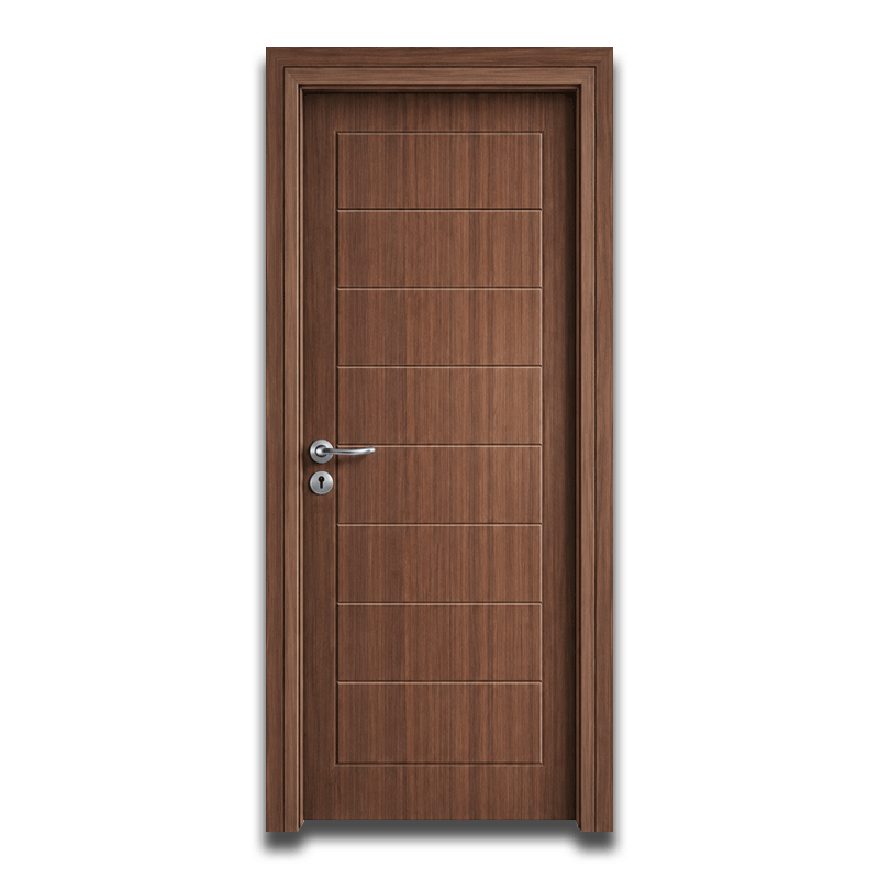 LAMINATED MDF DOOR 80X210 WF-LW02 WALNUT BROWN + ACCESSORIES