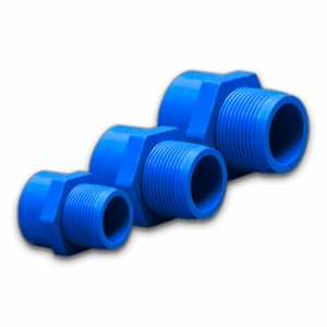 PL PF MOLDEX PVC MALE ADAPTOR BLUE
