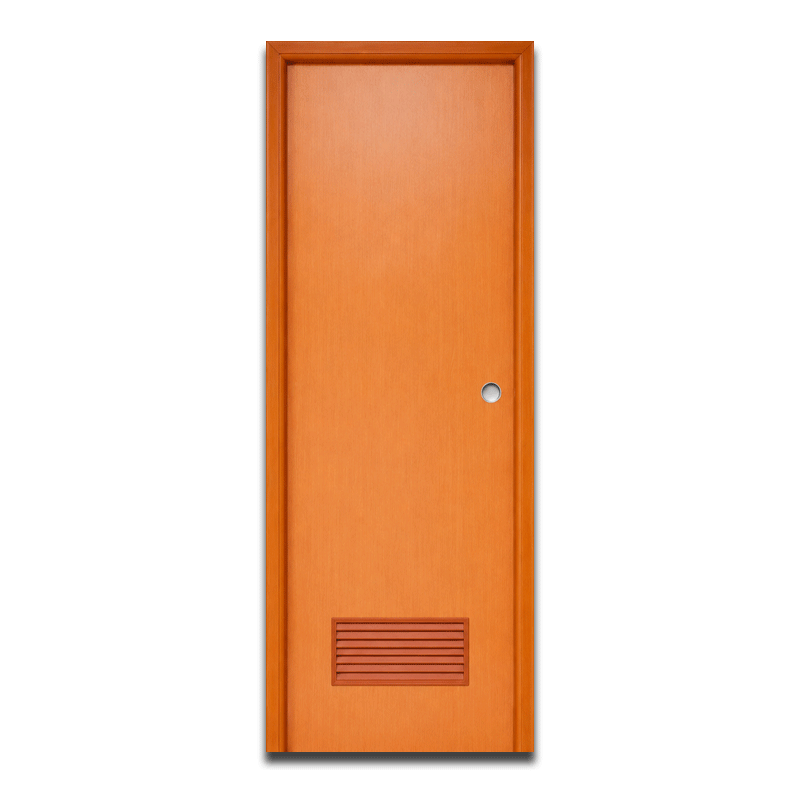 PVC DOOR VG-A PD3 BROWN WITH LVR + HINGES