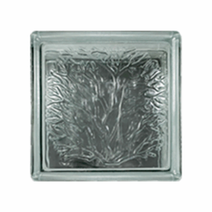 GBCH GLASSBLOCKS CORAL CLEAR PATTERN