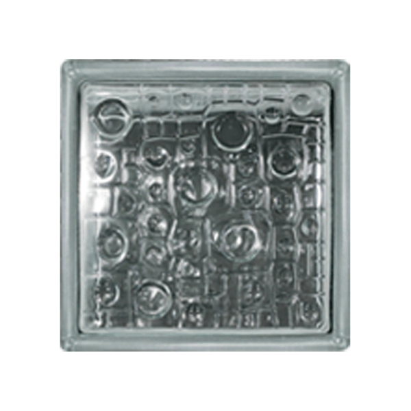 GBCH GLASSBLOCKS RAIN CLEAR PATTERN