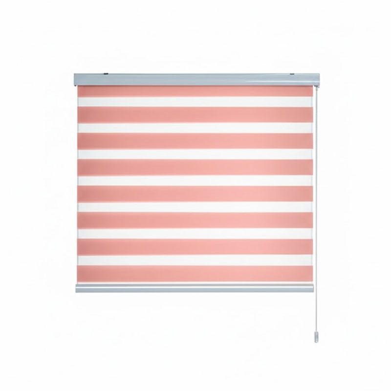 WINDOW TREATMENT ROLLER BLINDS PINK DUO