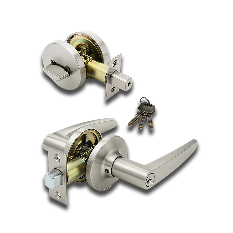YALE ENTRANCE LEVER + DEADBOLT YM2IN1-L44