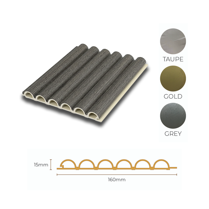 ELEMENTS WALL FLUTED PANEL HALF-CIRCLE INDOOR
