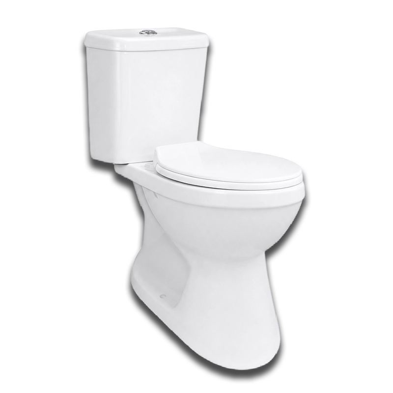MARCO POLO WATER CLOSET 2-PC FLORESA V.2 WHITE PB SF 660 WITH SEAT COVER AND TANK FITTINGS