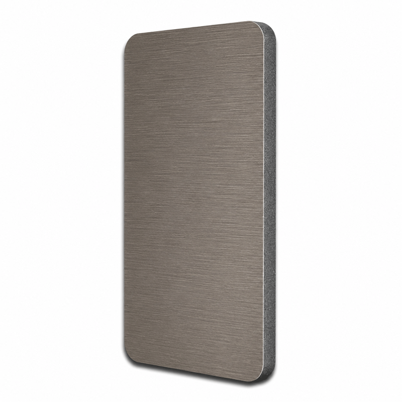 BAMBOO CHARCOAL BOARD METALLIC GREY MT-03
