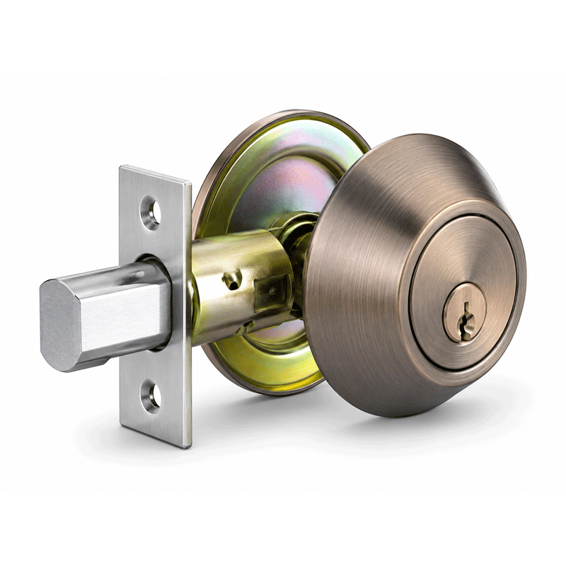 IDEAL LOCK SINGLE CYLINDER DEADBOLT D101AB