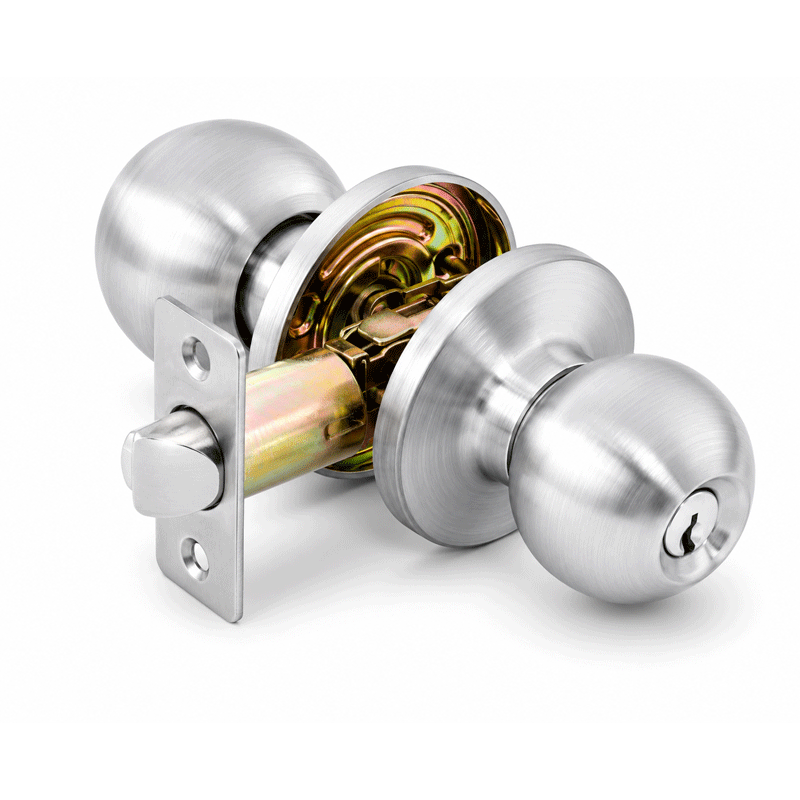 IDEAL LOCK TUBULAR KNOB TYPE 607SS