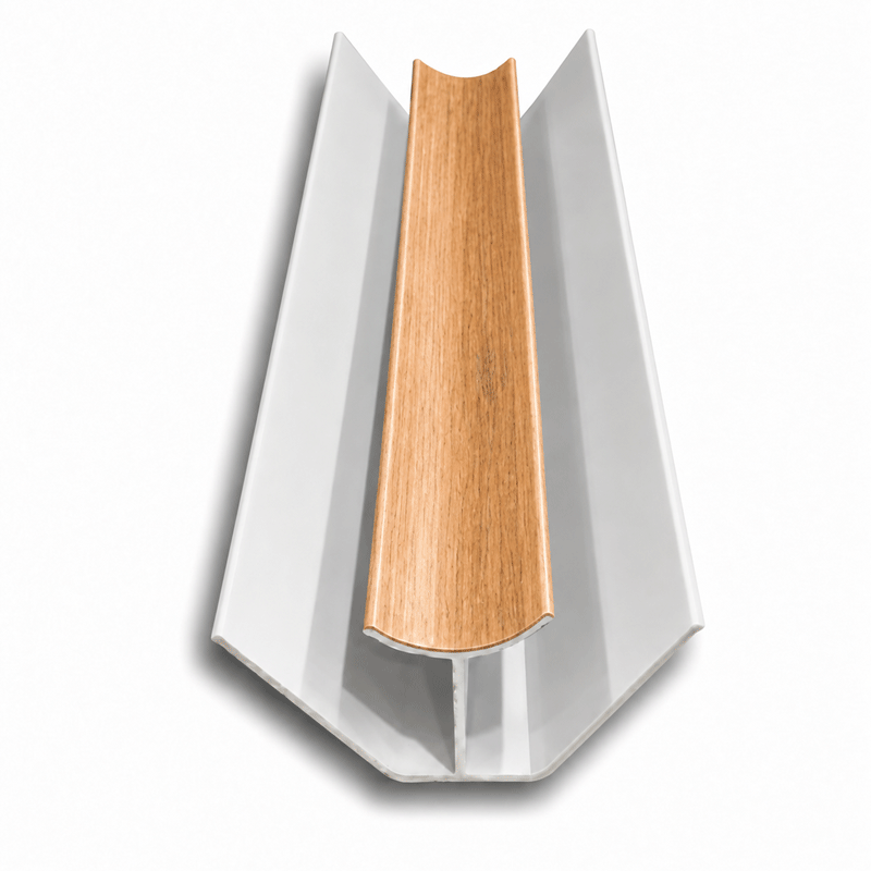 PVC CEILING ACCESS INTERNAL CORNER WOOD NATURAL