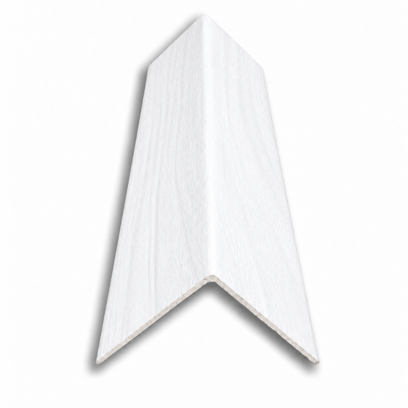 PVC CEILING ACCESS L-CLIP WOOD GRAIN WHITE