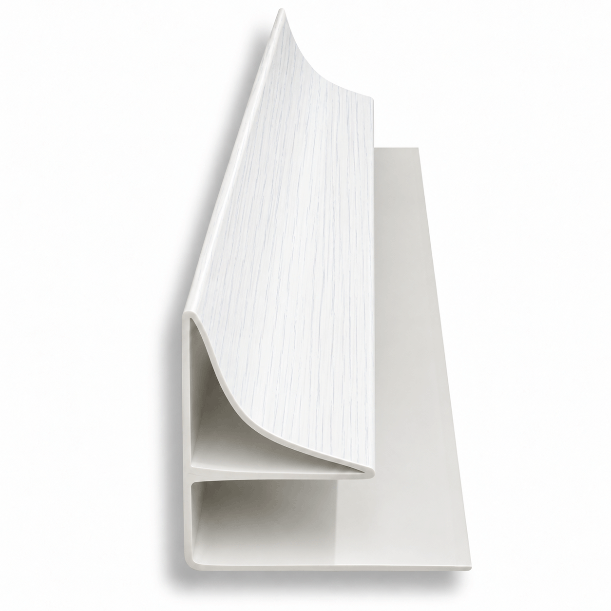 PVC CEILING ACCESSORIES CORNER WOOD GRAIN WHITE