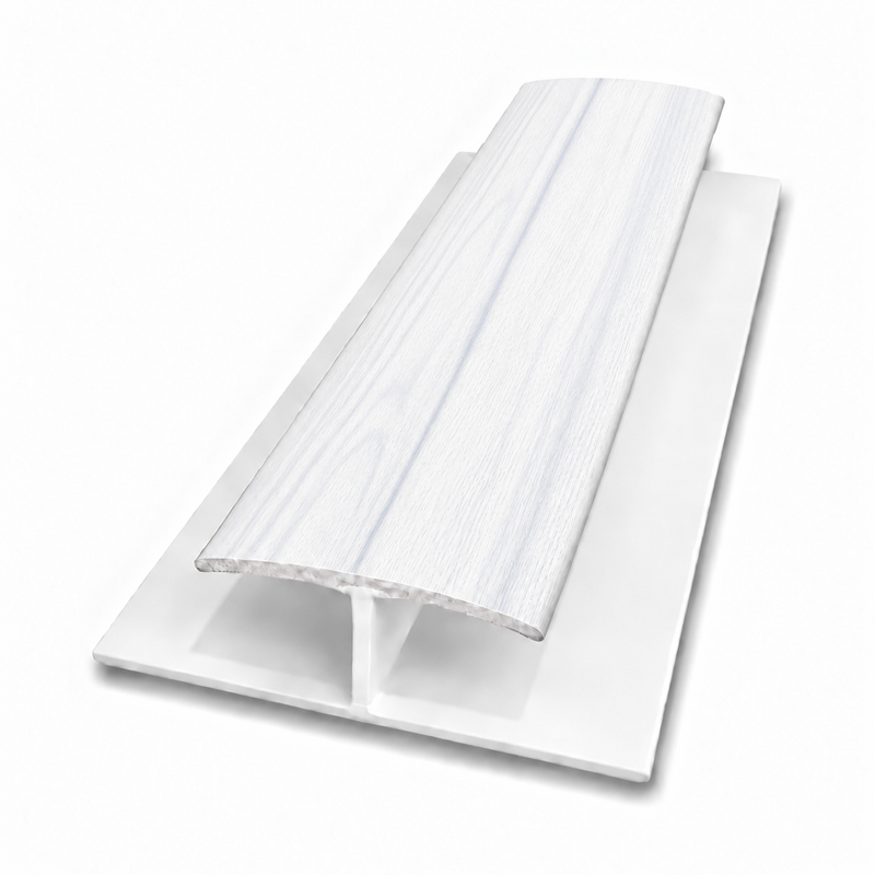 PVC CEILING ACCESS H-CLIP WOOD GRAIN WHITE