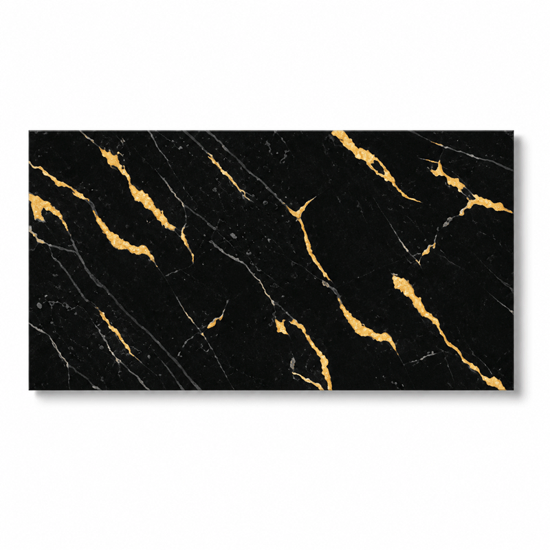 PVC WALL STICKER ELVIRA BLACK WITH GOLD