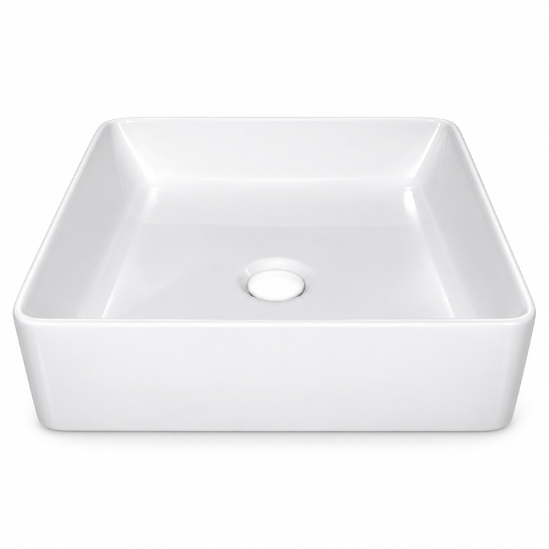 MARCO POLO LAVATORY ART BASIN AIDEN WHITE MP-2179-S