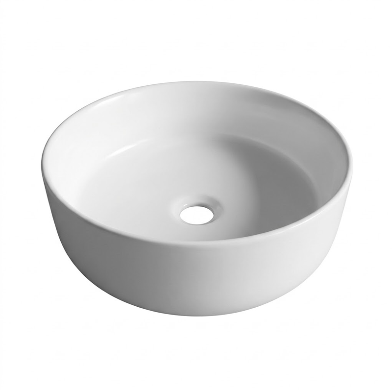 MARCO POLO LAVATORY ART BASIN ALBERT BRUSH WHITE MP-3134-LS