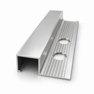 TILE TRIM MARCO POLO ALUMINUM SQUARE SILVER GLOSSY