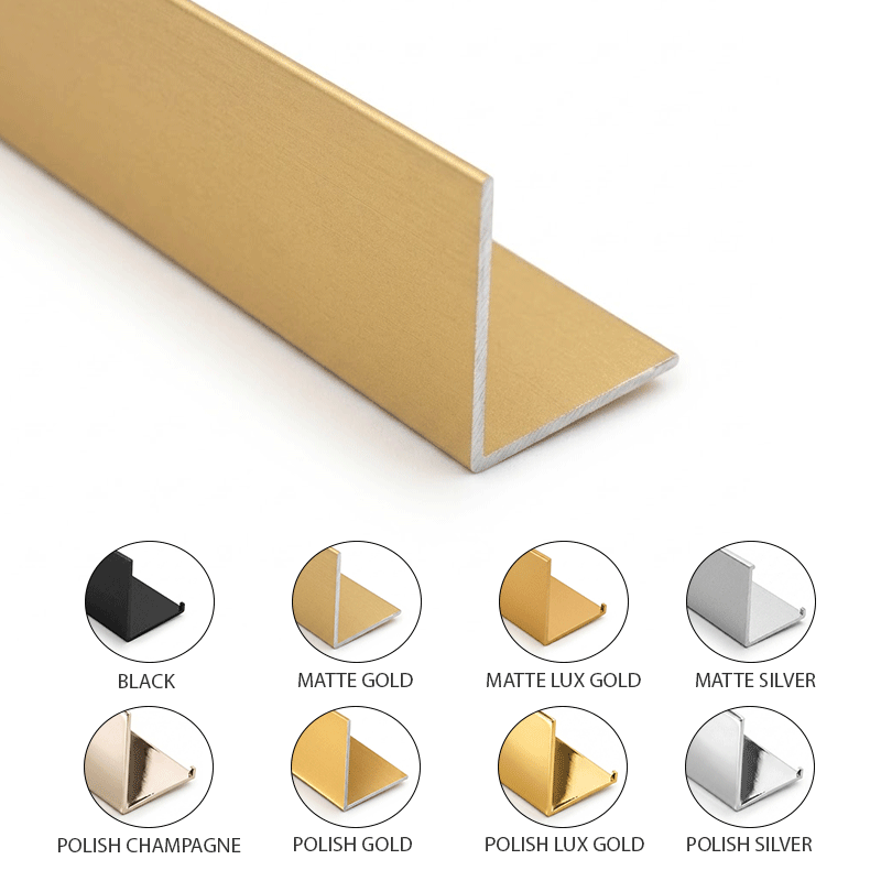 TRIMS MARCO POLO ALUMINUM CORNER GUARD 8MM YJ-473
