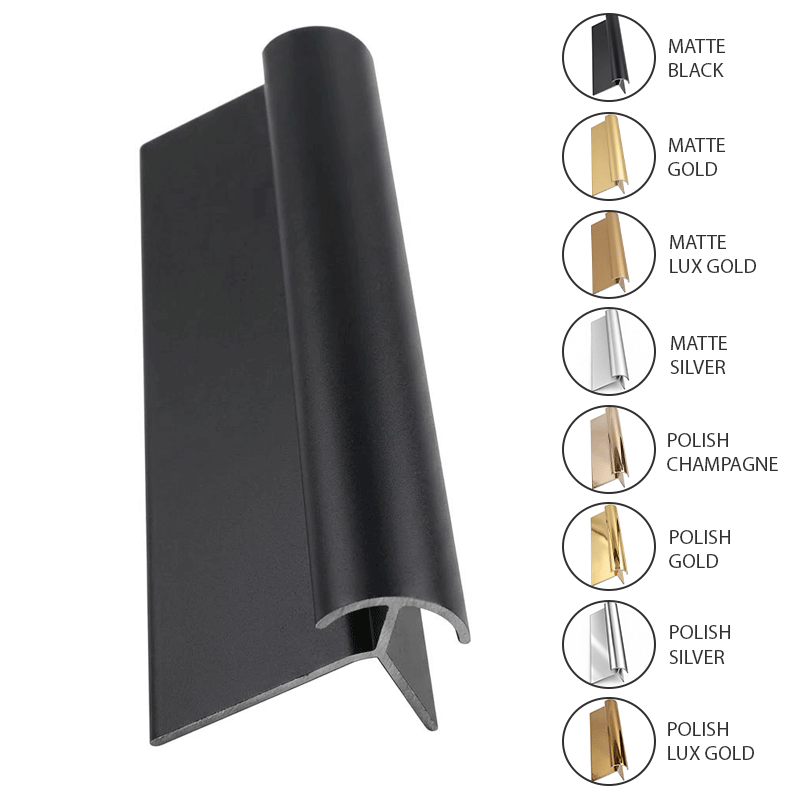 TRIMS MARCO POLO ALUMINUM UV EXTERNAL TRIM 4.2MM YJ-0303